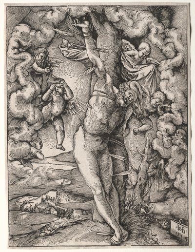 Den store St. Sebastian, 1514. av Hans Baldung