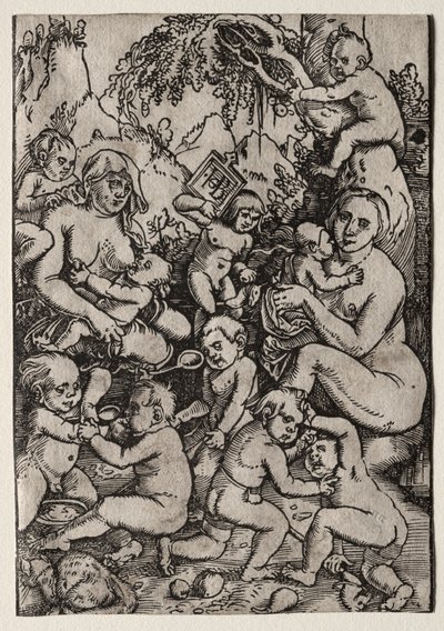 De to mødrene. av Hans Baldung