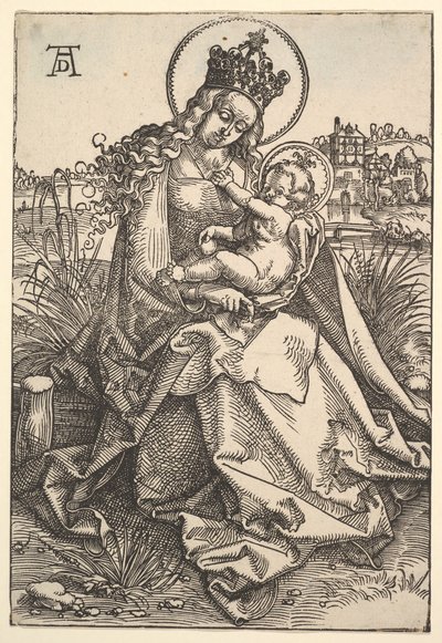 Jomfruen på gressbredden, 1505. av Hans Baldung
