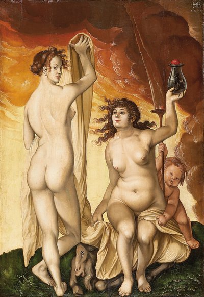 To hekser av Hans Baldung