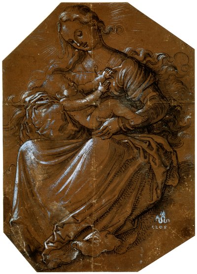 Jomfru og barn, c1500-1545 av Hans Baldung