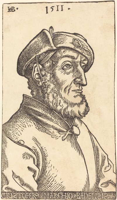 Christopher, markgreve av Baden av Hans Baldung Grien