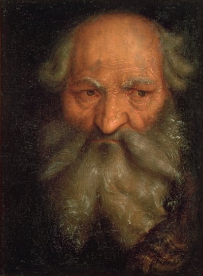 Leder for en gammel mann av Hans Baldung Grien