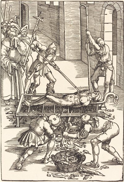 Saint Lawrences martyrium av Hans Baldung Grien