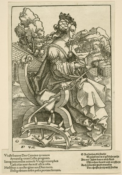 Saint Catherine, 1505-07 av Hans Baldung Grien