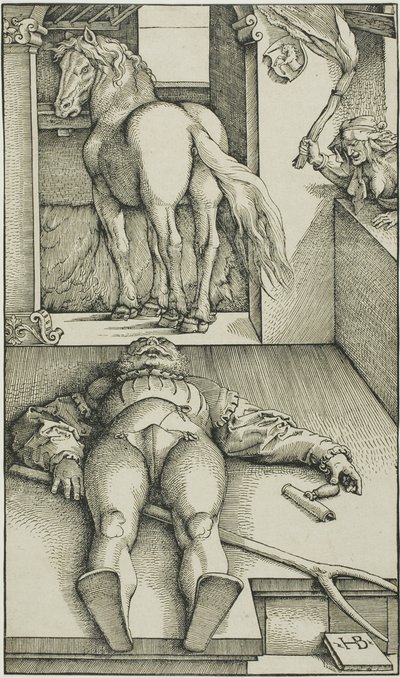 Den forheksede brudgommen av Hans Baldung Grien
