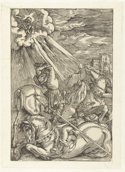 The Conversion of Paul, 1515-17 av Hans Baldung Grien
