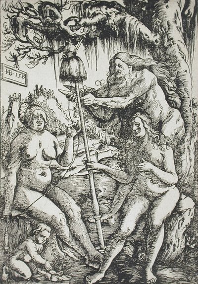 De tre skjebnegudinnene av Hans Baldung Grien