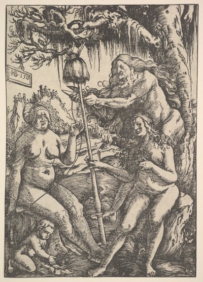 De tre skjebnene: Lachesis, Atropos og Klotho, 1513 av Hans Baldung Grien