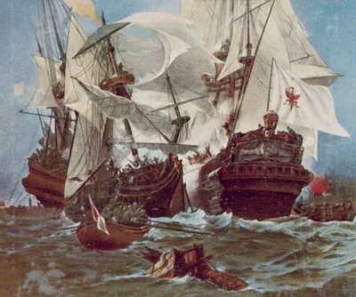 Valgmennene i Brandenburg-flåten av Hans Bohrdt