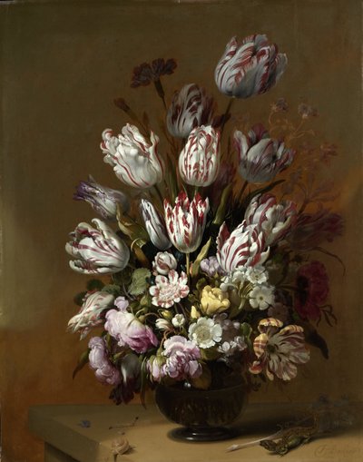Blomsterstilleben av Hans Bollongier
