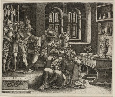 Samson og Delila av Hans Brosamer