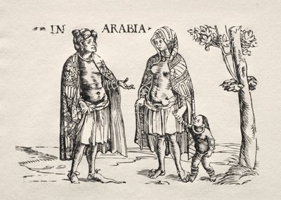 Innfødte i Arabia og India. av Hans Burgkmair