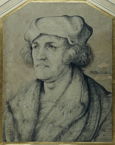 Portrett av en mann av Hans Burgkmair