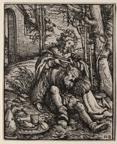 Samson og Delila av Hans Burgkmair