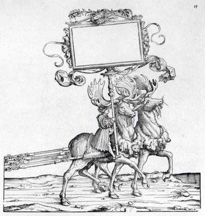 Scene fra Maximilians triumftog, ca. 1516-18 (tresnitt) av Hans Burgkmair