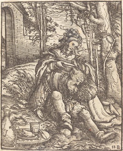 Samson og Delila av Hans Burgkmair I
