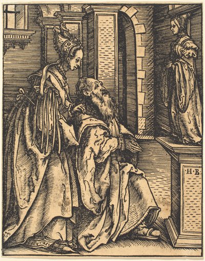 Salomos avgudsdyrkelse av Hans Burgkmair I