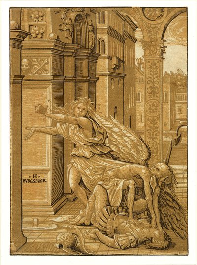 Elskere overrasket av døden av Hans Burgkmair the Elder