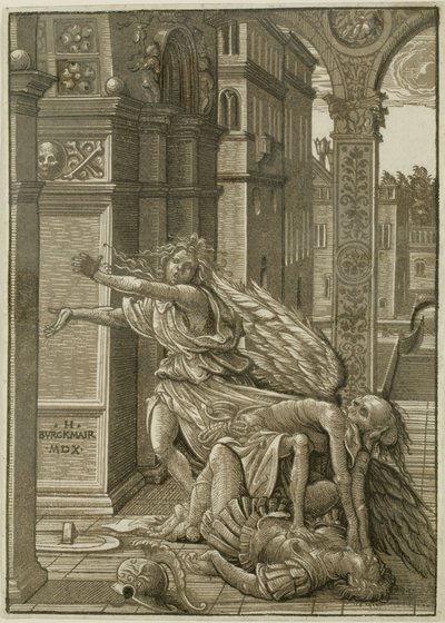 Elskere overrasket av døden av Hans Burgkmair the Elder