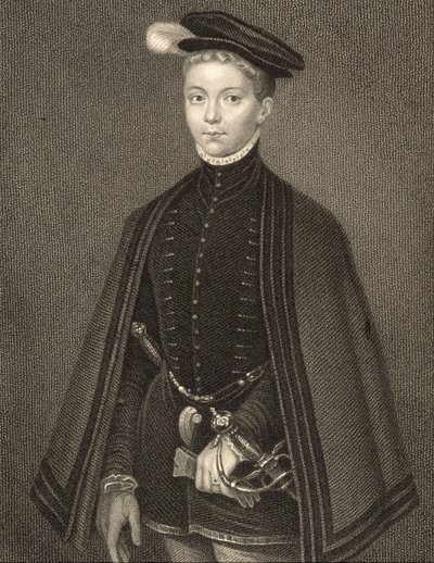 Portrett av Henry Stewart (1545-67) Lord Darnley, fra 