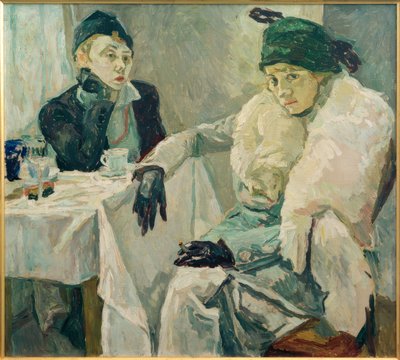 To damer i kafeen av Hans Fuglsang