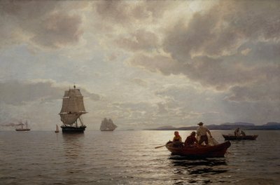 From Oslofjord av Hans Gude