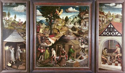 Gruvelandskap, 1521 av Hans Hesse