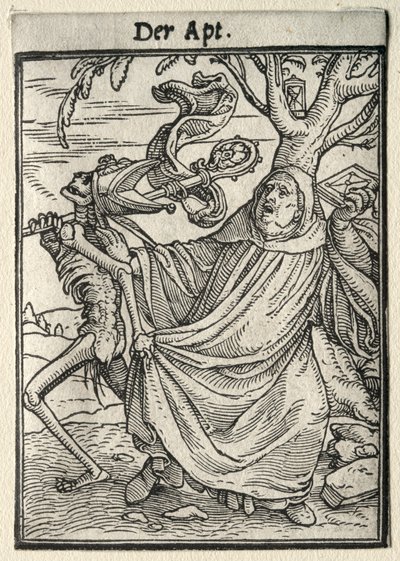 Dødedansen: Abbeden av Hans Holbein