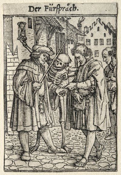 Dødedansen: Advokaten. av Hans Holbein