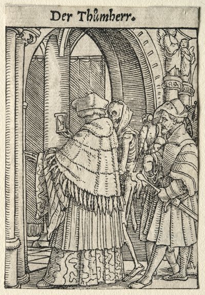 Dødsdansen: Kanonen. av Hans Holbein