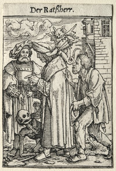 Dødedansen: Rådmannen av Hans Holbein