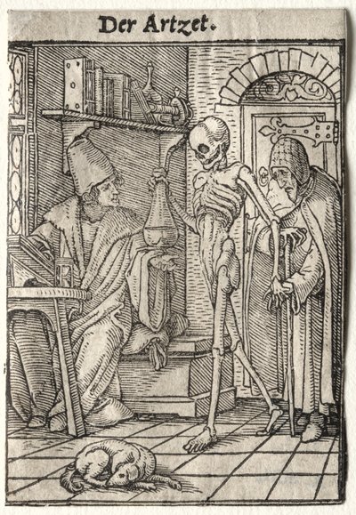 Dødedansen: Doktoren av Hans Holbein