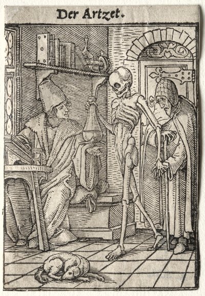 Dødedansen: Doktoren. av Hans Holbein