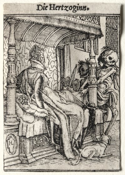 Dødedansen: Hertuginnen av Hans Holbein
