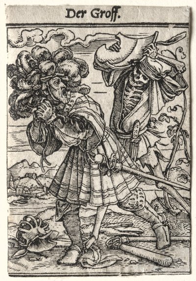 Dødedansen: Jarlen, ca. 1526. av Hans Holbein