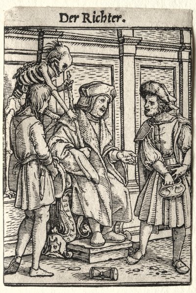 Dødedansen: Dommeren av Hans Holbein