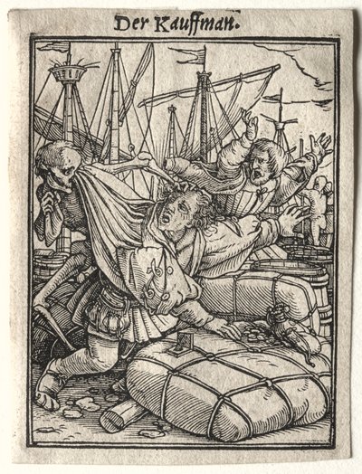 Dødedansen: Kjøpmannen av Hans Holbein
