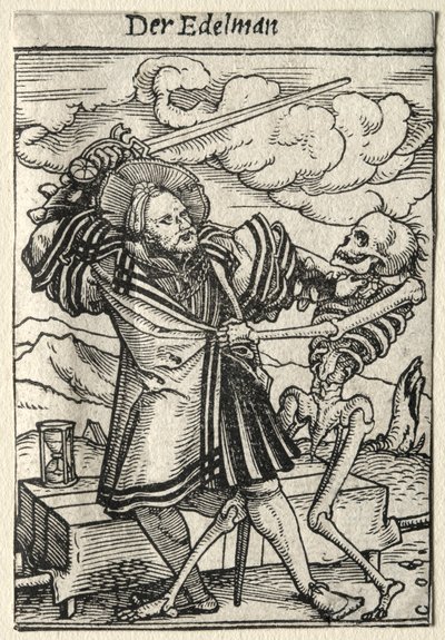Dødedansen: Adelsmannen. av Hans Holbein
