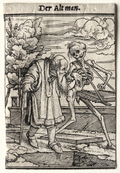 Dødedansen: Den gamle mannen av Hans Holbein