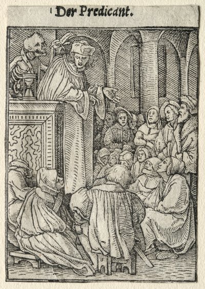 Dødedansen: Predikanten av Hans Holbein