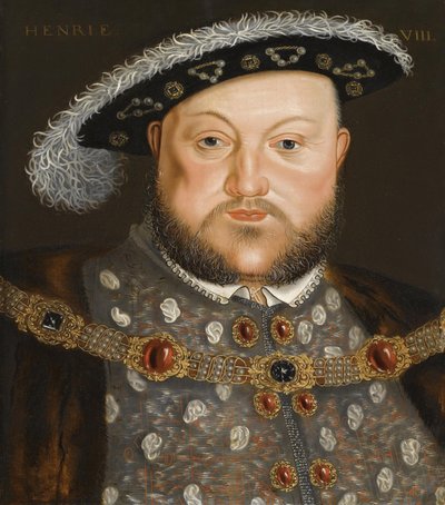 Portrett av kong Henry VIII av England av Hans, Holbein
