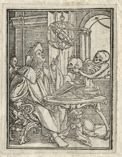 Dødsdansen: Astrologen, den rike mannen. av Hans Holbein