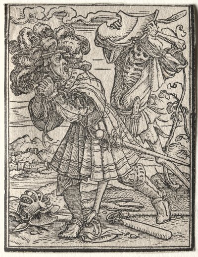 Dødedansen: Greven eller jarlen. av Hans Holbein