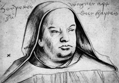 Portrett av Peter Wagner, abbed i Thierhaupten av Hans Holbein d.Æ.