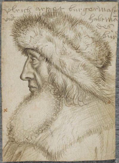 Portrett av Ulrich Artzt, ordfører i Augsburg, og kaptein for Swabian League av Hans Holbein d.Æ.