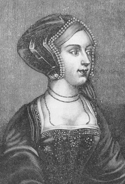 Anne Boleyn (ca. 1507-36) andre kone til Henry VIII av England (se også 68049) av Hans Holbein der Jüngere