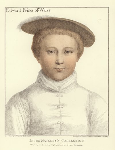 Edward, Prince of Wales (akvatint) av Hans Holbein der Jüngere
