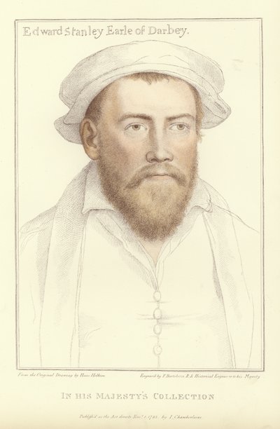 Edward Stanley, jarl av Derby (akvatint) av Hans Holbein der Jüngere
