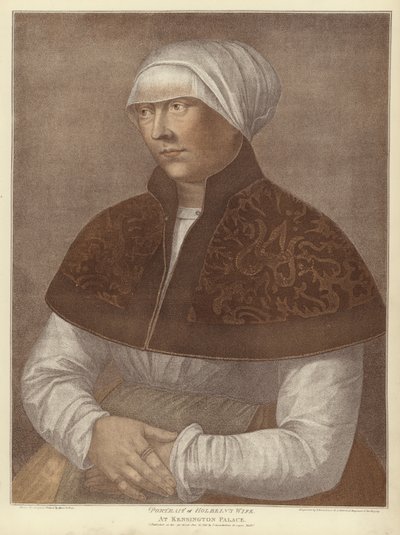 Elsbeth, kona til Hans Holbein (akvatint) av Hans Holbein der Jüngere